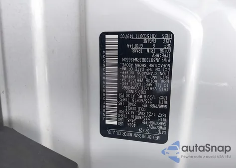 2024 Nissan Rogue Sv Intelligent Awd z USA, uszkodzony, nr VIN JN8BT3BB3RW436534